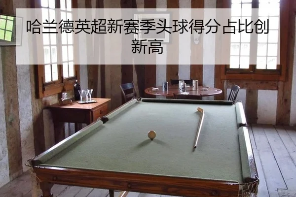 哈兰德英超新赛季头球得分占比创新高